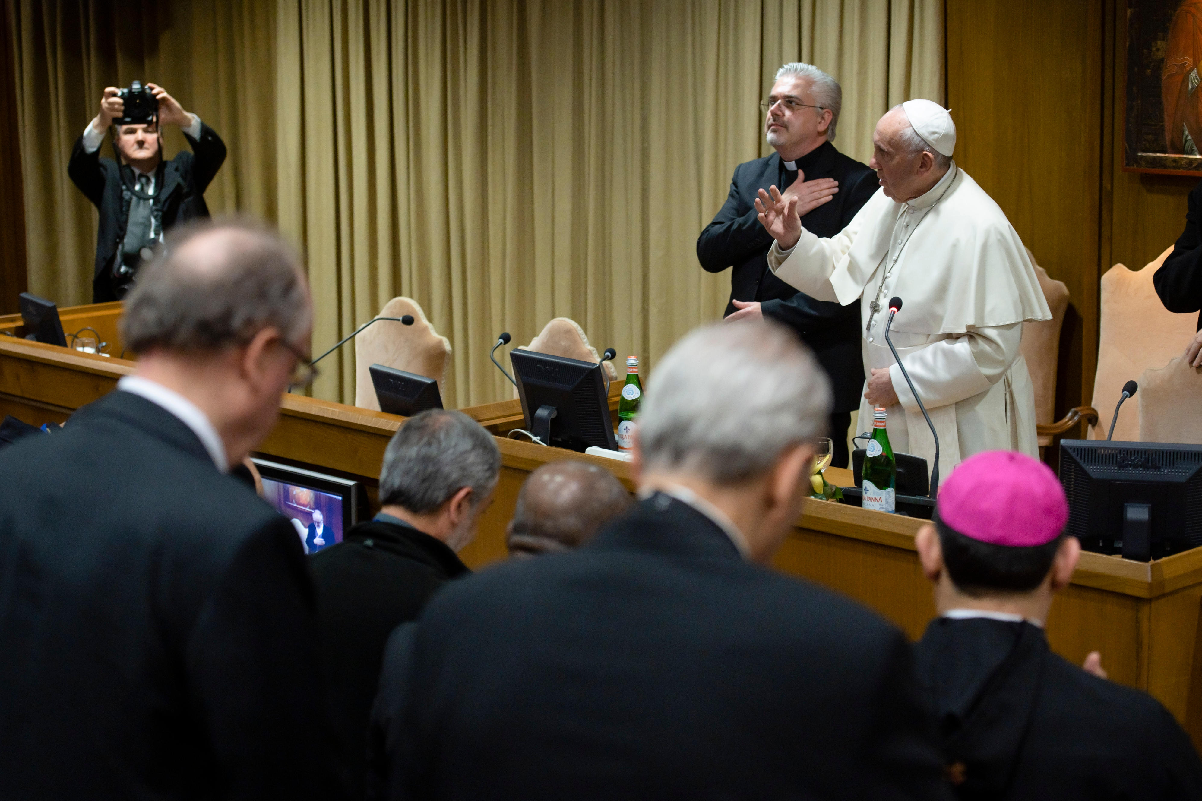 Trafic d’êtres humains : le pape s’élève contre la « marchandisation » des personnes  20190411121818_0200