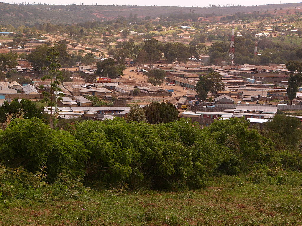 Town of Maralal in northern Kenya and the administrative center of the Samburu people
