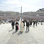 Pope Francis during the General Audience of Wednesday 20th of May 2015