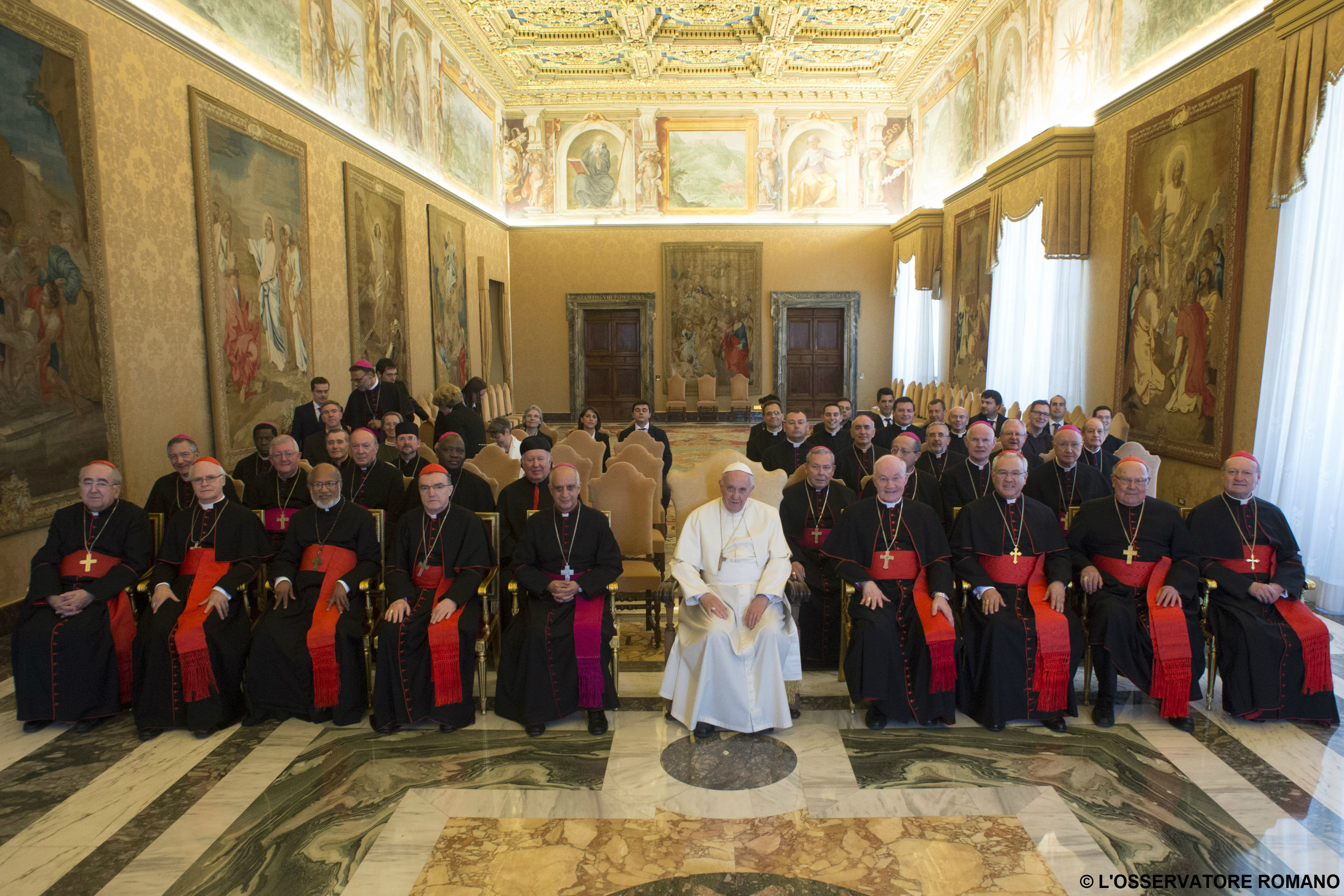 Pope Francis met today with participants of the Plenary Assembly of the Pontifical Council for Promoting the New Evangelization