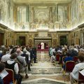 Pope Francis meets with members of the International Council of Christians and Jews