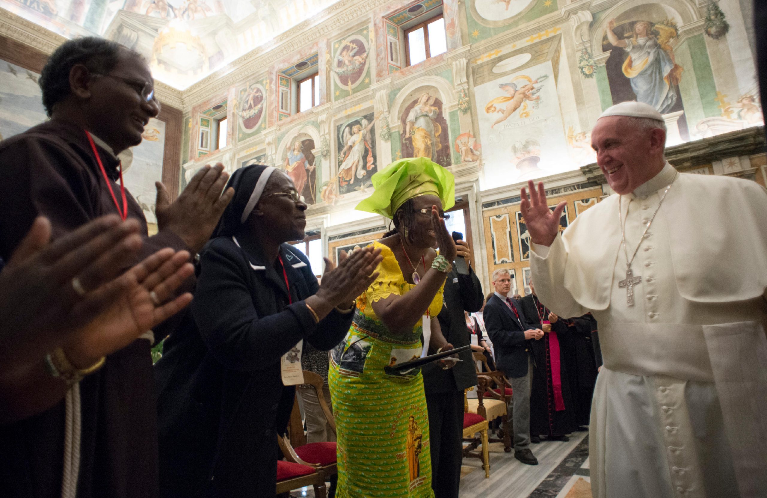 Audience to the international symposium on the pastoral care of street people