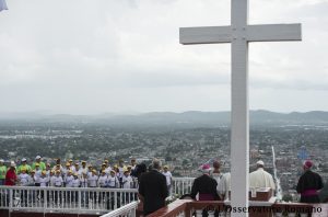 Blessing of the city of Holguín from Loma de la Cruz