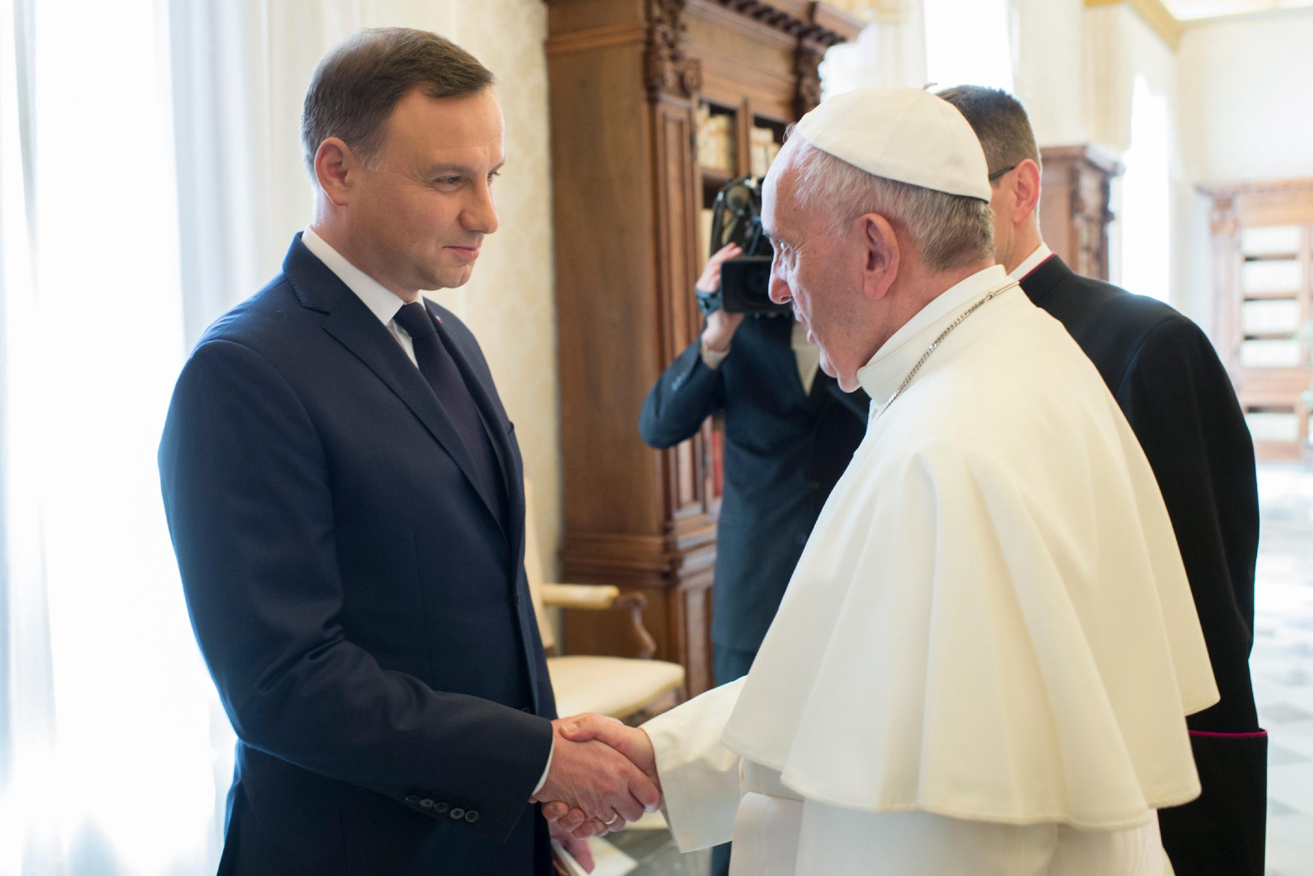 Visite du président Duda, 9 nov. 2015 © L'Osservatore Romano
