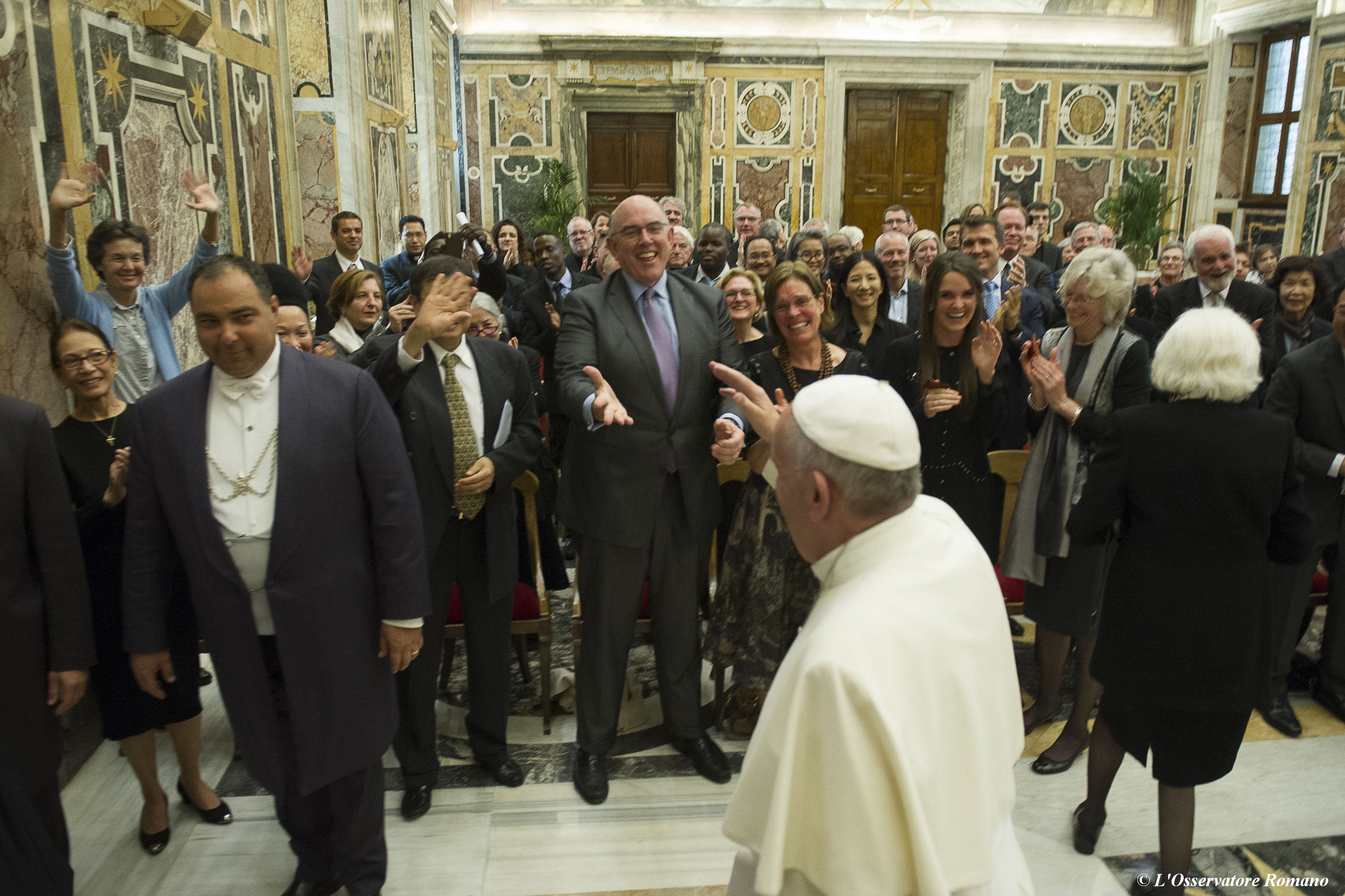 Papal audience to refugees