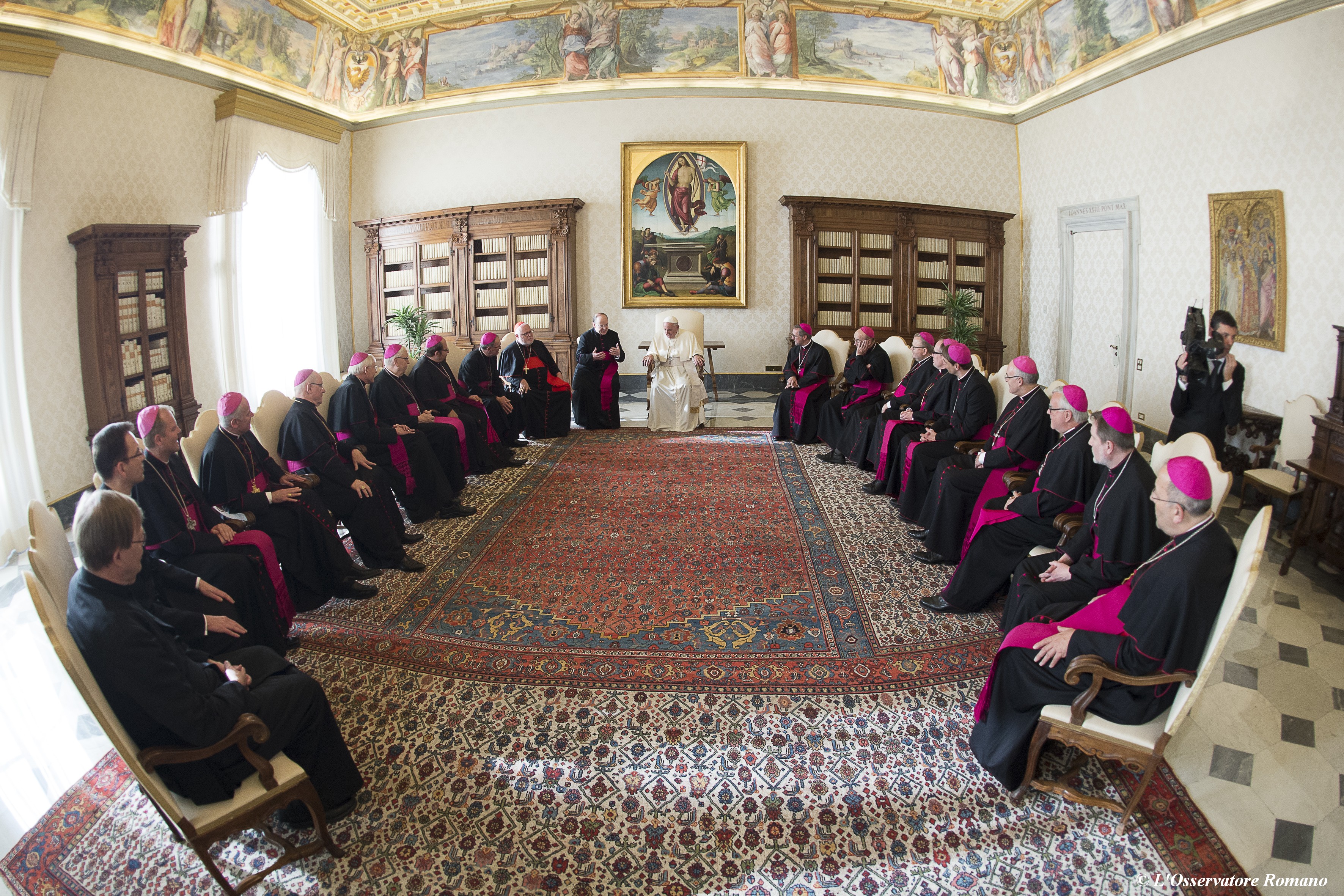 Pope Francis receives the German bishops during their visit "ad limina apostolorum" (1st Group)