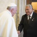 Pope Francis welcomes Tuilaepa Aiono Sailele Malielegaoi