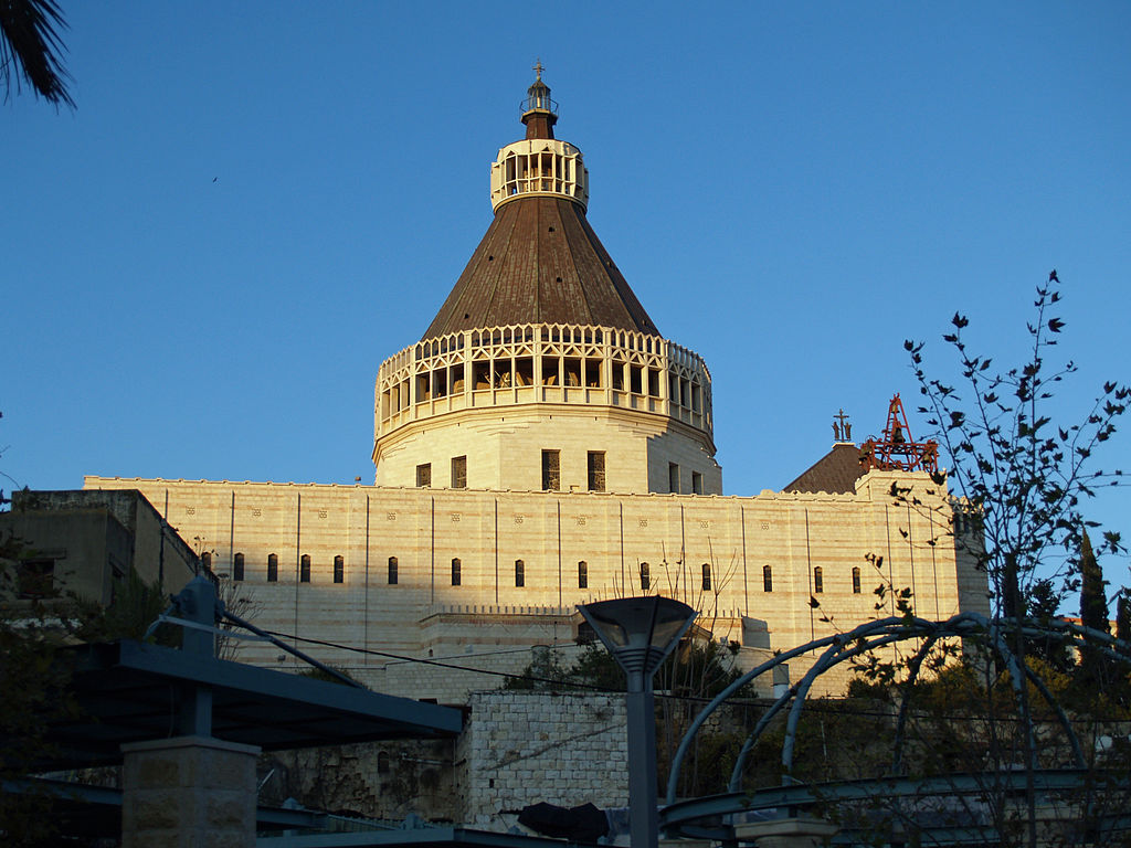 Nazareth, basilique de l'Annonciation, David Shankbone wikimedia commons