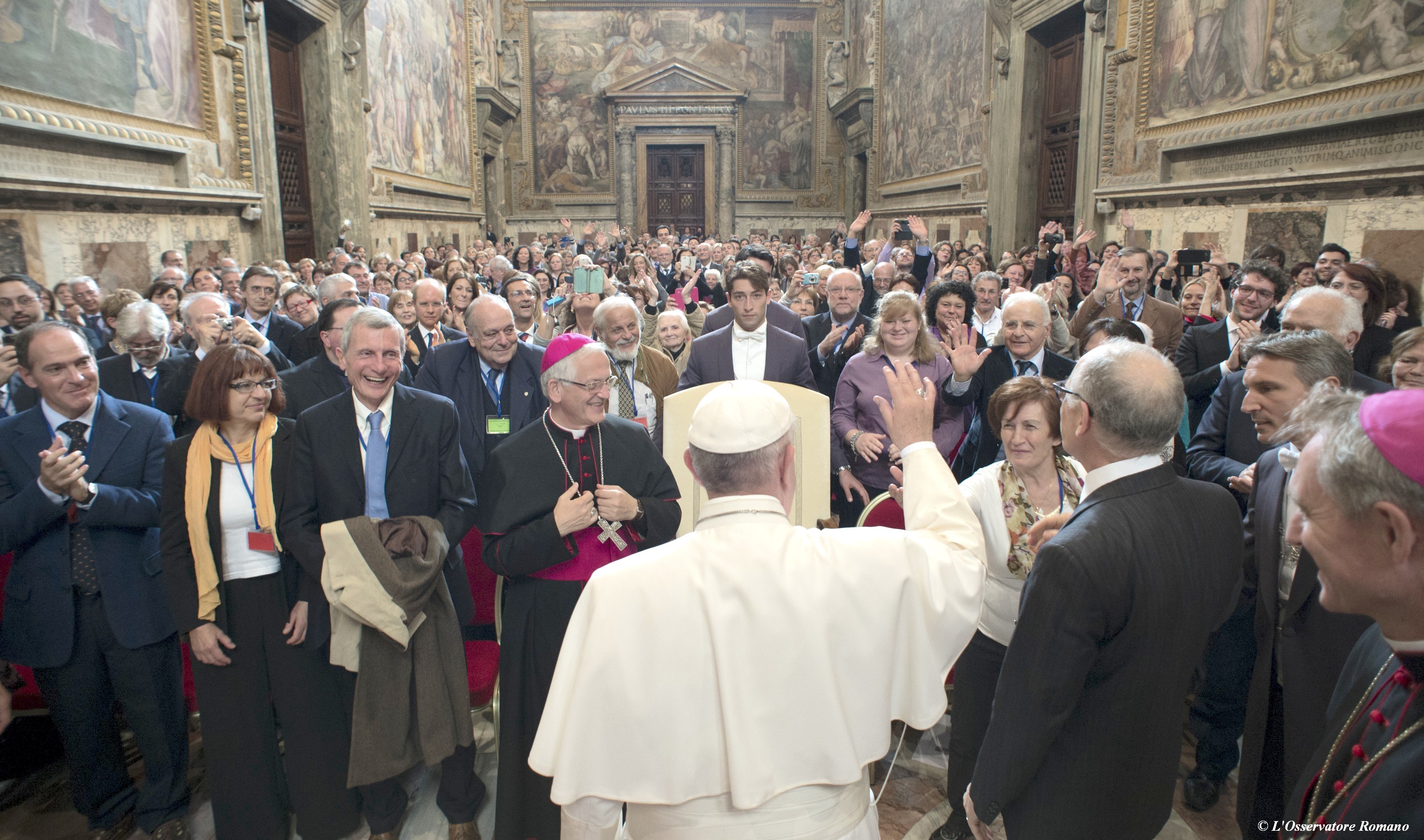 Pope Francis meets Pro-Life Movement supporters - 6 November 2015
