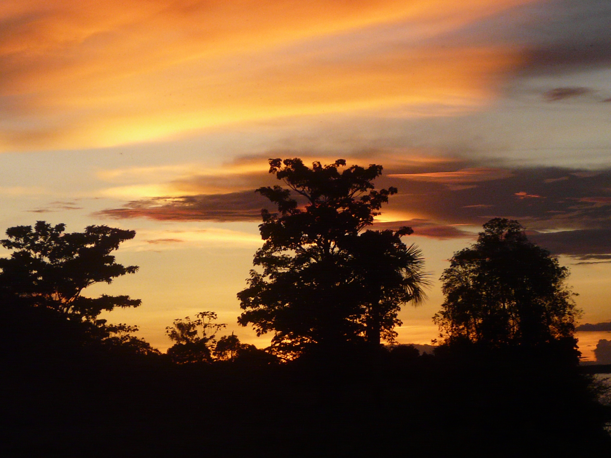 Sunset in Amazonia