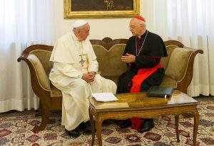 Le pape François et le cardinal Filoni © L'Osservatore Romano
