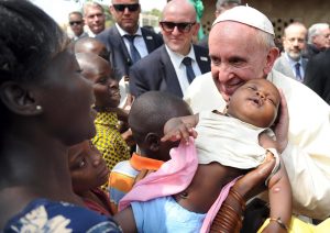 Le pape François visite un camp de réfugiés, Bangui, République centrafricaine, novembre 2015