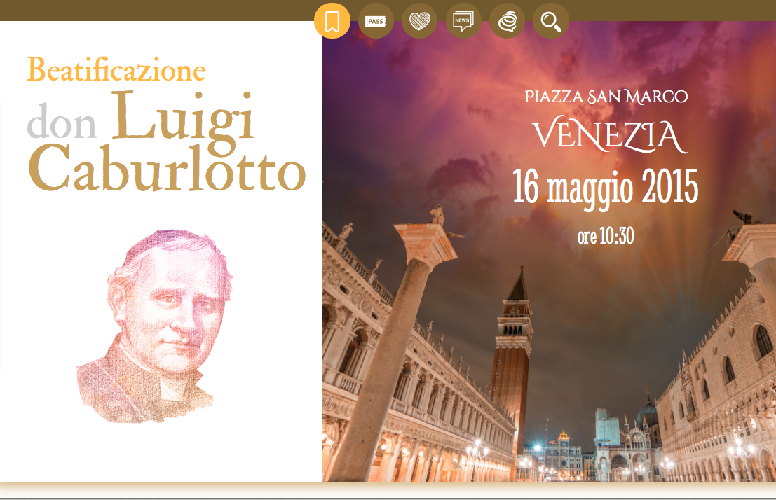 Beatification  of Luigi Carburlotto in Venice