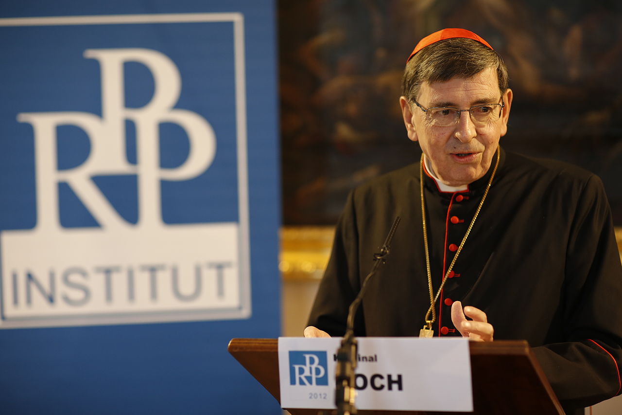 Cardinal Kurt Koch holding a conference in the Abbey of Heiligenkreuz