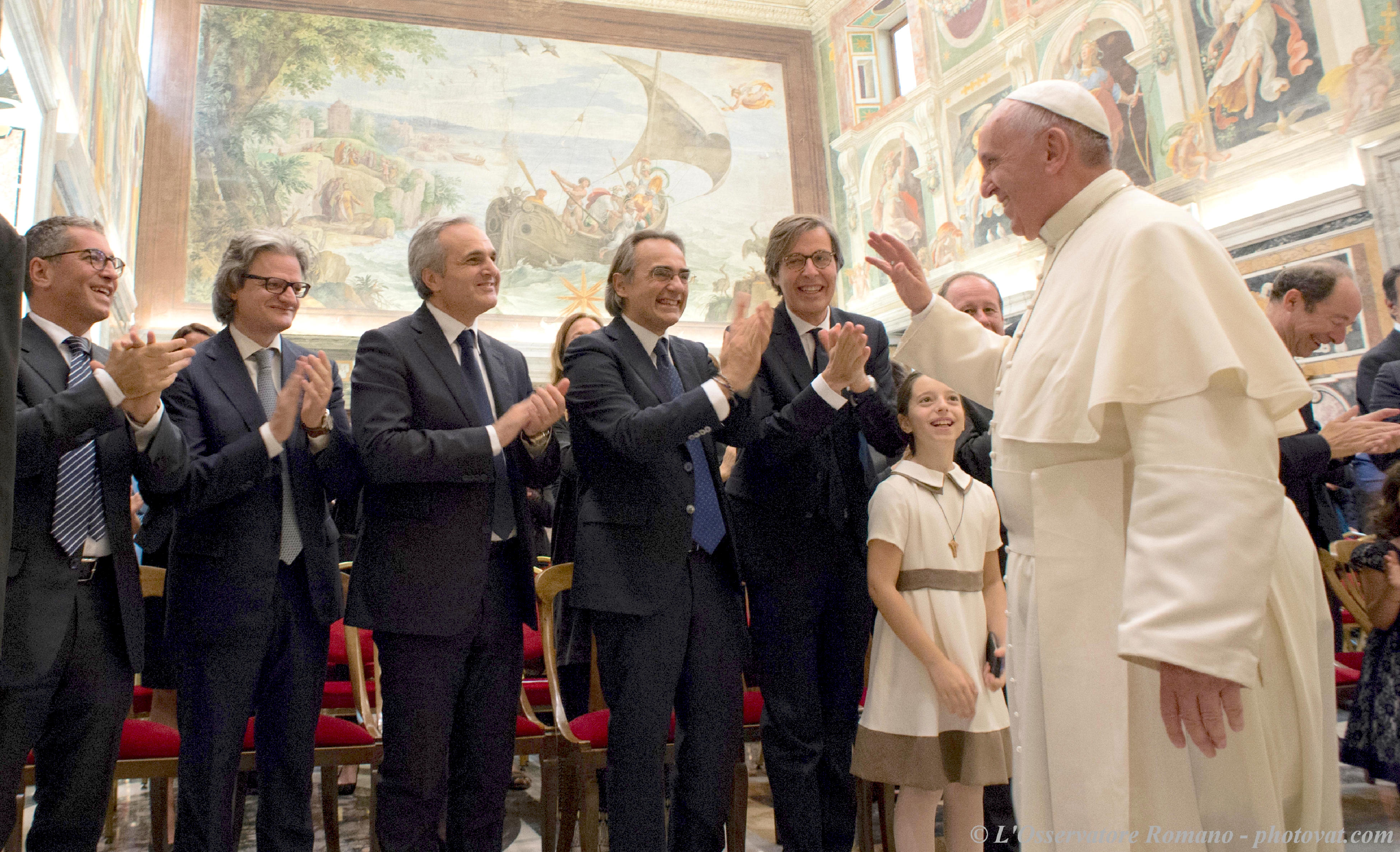 Pope Francis meeting the Italian Superior Council of the Magistracy (CSM)