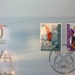 Vatican Stamp about 150 years of Coastguard