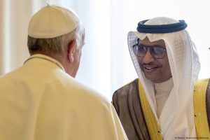 Pope Francis received in audience Sheik Jaber Mubarak Al-Hamad Al-Sabah