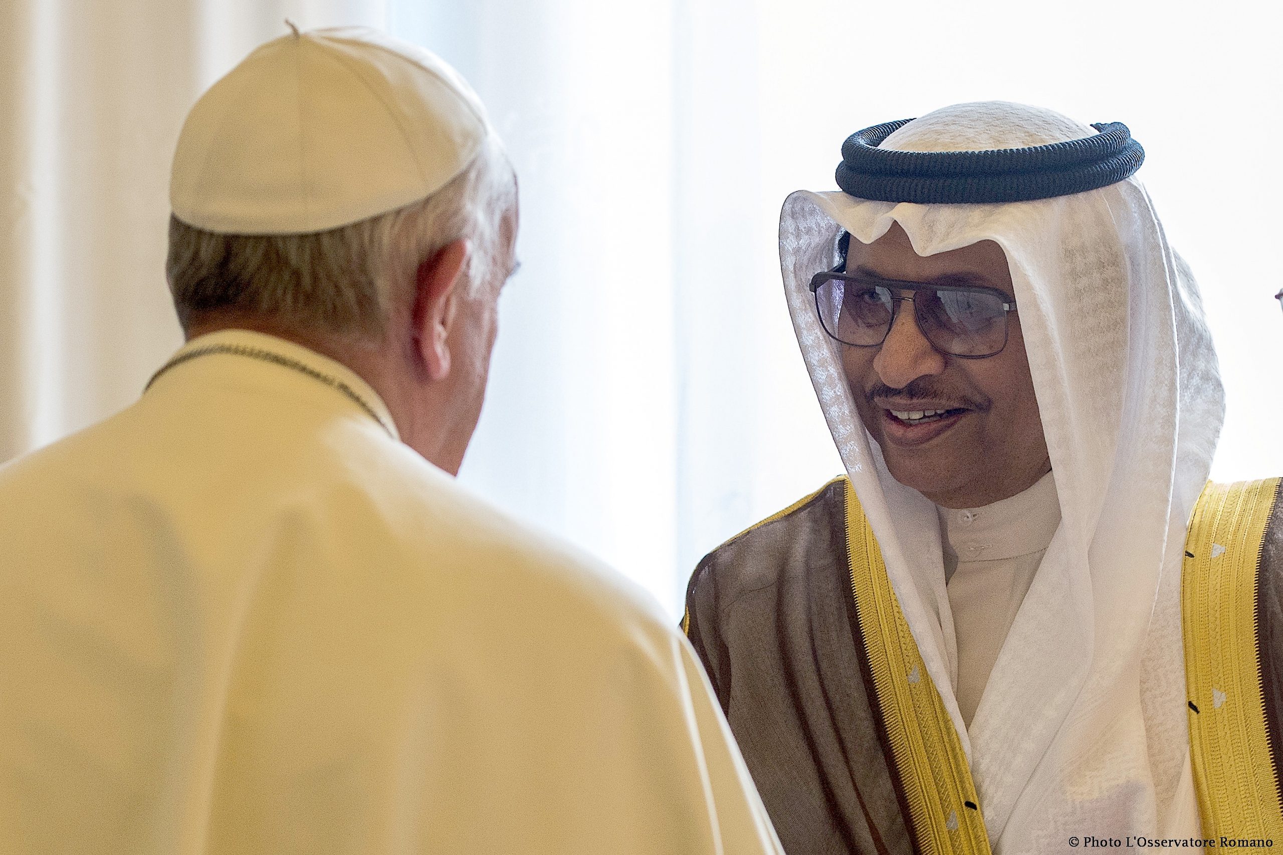 Pope Francis received in audience Sheik Jaber Mubarak Al-Hamad Al-Sabah