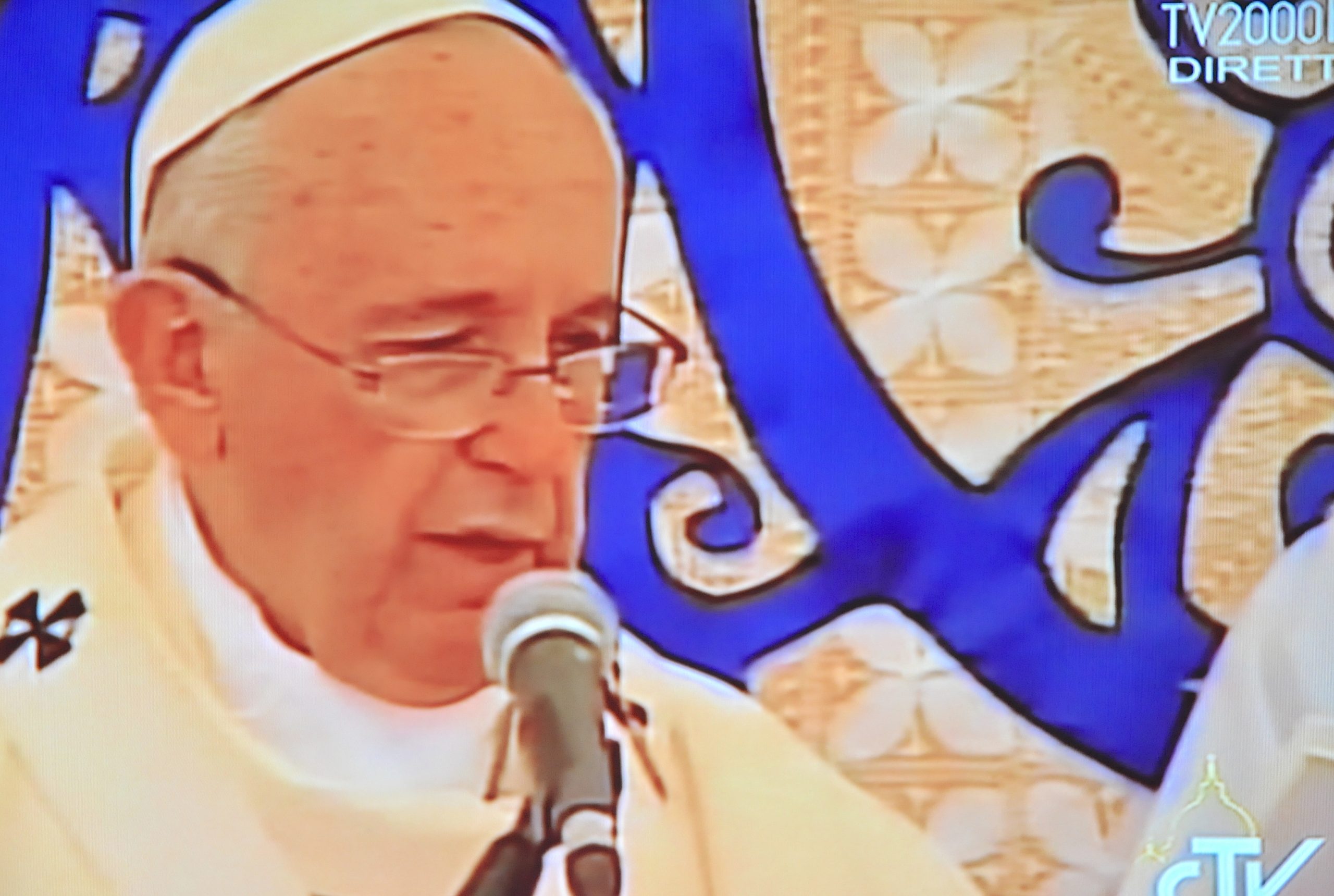 Pope Francis in Caacupe sanctuary . Paraguay - 11 july 2015