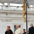 Pope Francis Hearing in saint Peter square