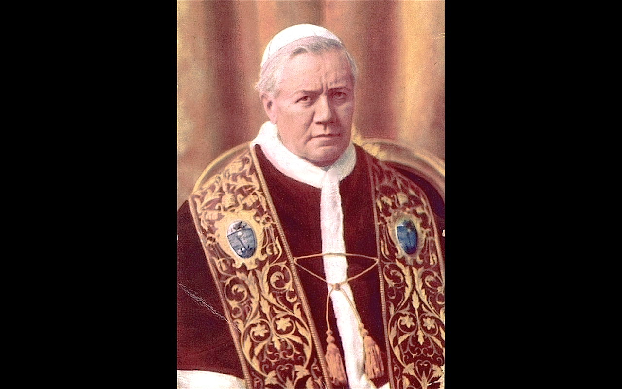 Picture of pope Pius X