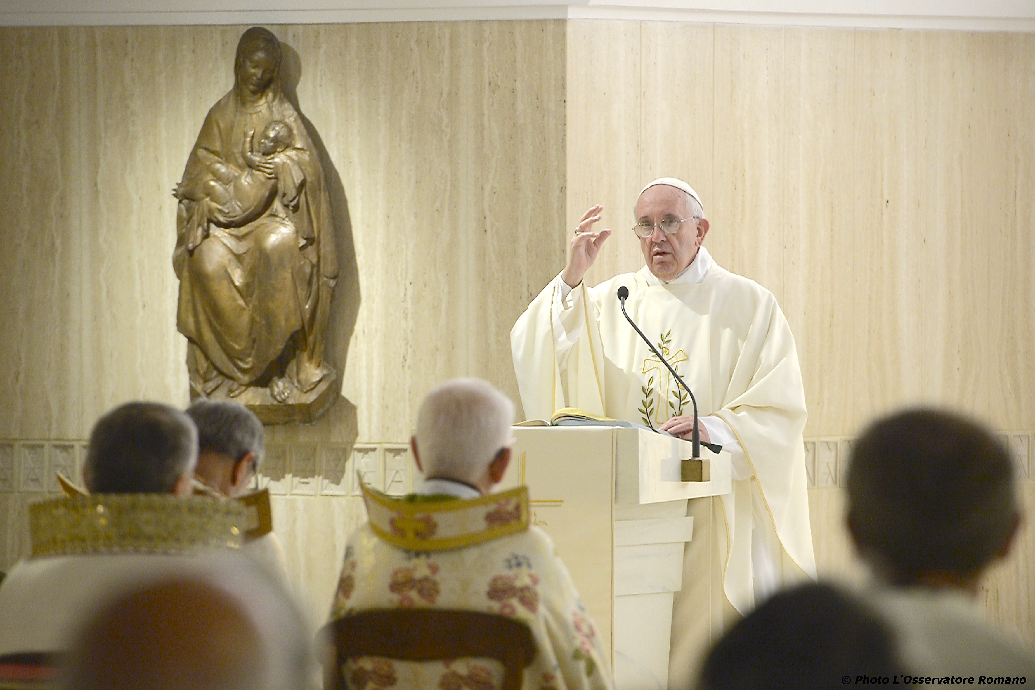 Pope Francis in Sta. Marta mass - 7 September 2015