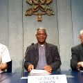 Cardinal Peter Turkson during the presentation of reflexion about miners work in de world