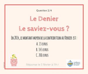 Le Denier de l'Eglise, Quizz, CEF