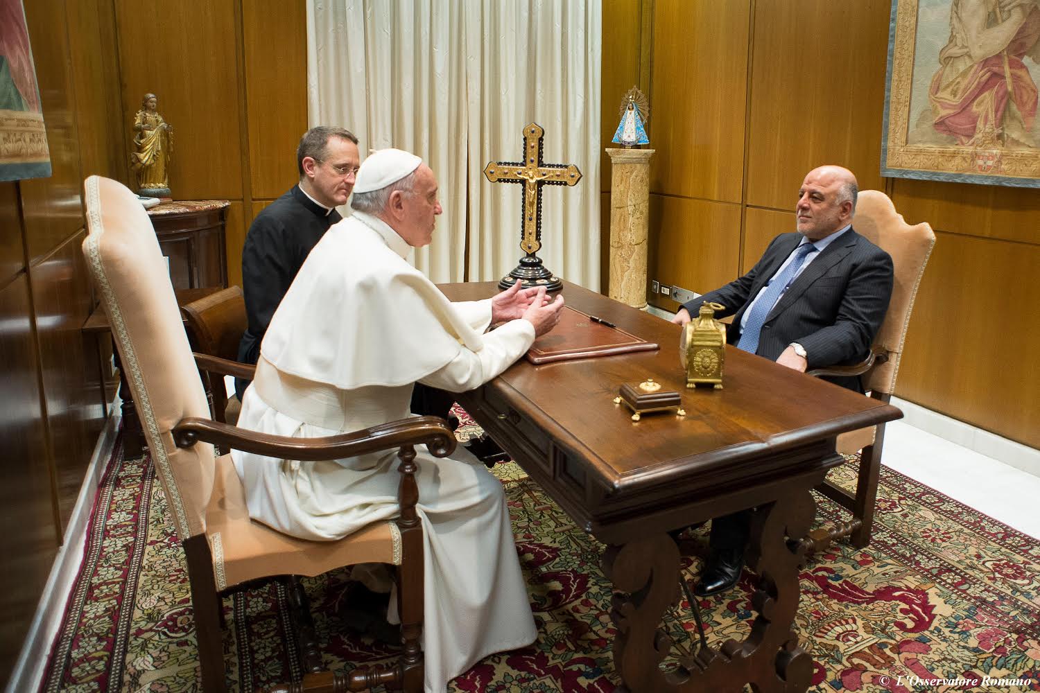 Le pape François reçoit Premier Ministre irakien Haydar al-Abadi - OR