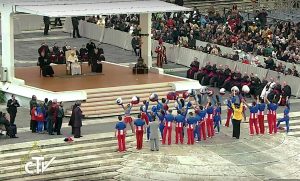 Audience générale avec les gens du cirque, 3 février 2016