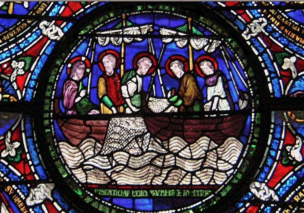 La pêche miraculeuse, cathédrale de Canterbury