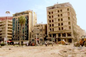 Saadallah_après_l'explosion, Alep (Syrie) Wikimedia commons