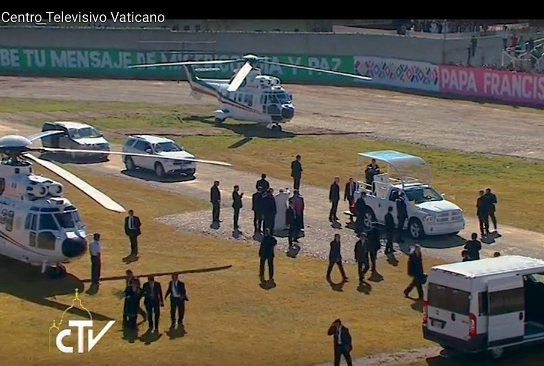 Transfert en hélicoptère à Tuxtla Gutiérrez