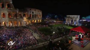 Chemin de croix du Colisée, capture