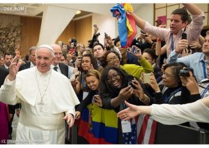 Audience aux jeunes de la Harvard World Model United Nations, L'Osservatore Romano