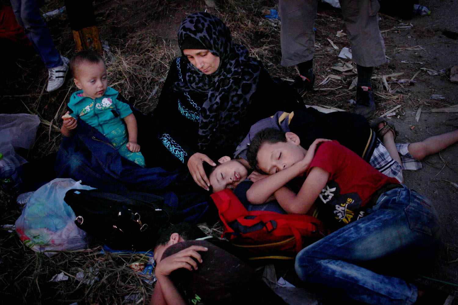 Migrants, Croatie, 2015 © Courtoisie JRS