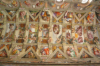 Plafond de la chapelle Sixtine, 1508-1512 - © Wikimedia Commons