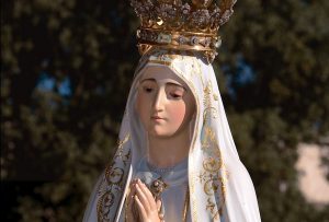 Statue de Notre Dame de Fatima © courtoisie du sanctuaire