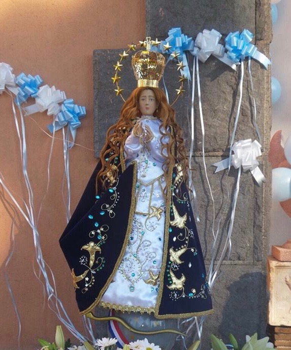 Notre Dame de Caacupé, sainte patronne des Paraguayens de Rome