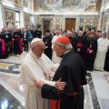 Le pape François remercie le card. Leonardo Sandri, ROACO 16 juin 2016, L'Osservatore Romano