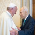 Le président Shimon Peres reçu par le pape François, 20 juin 2016
