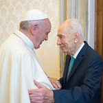 Le président Shimon Peres reçu par le pape François, 20 juin 2016