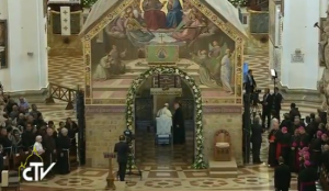 Pape François à la Portioncule d'Assise © CTV