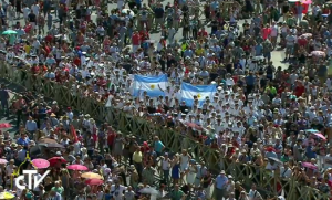 Angélus du 28 août 2016, drapeau argentin