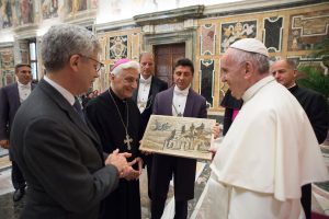Mgr Audo SJ, audience organismes caritatifs en Syrie et Irak © L'Osservatore Romano