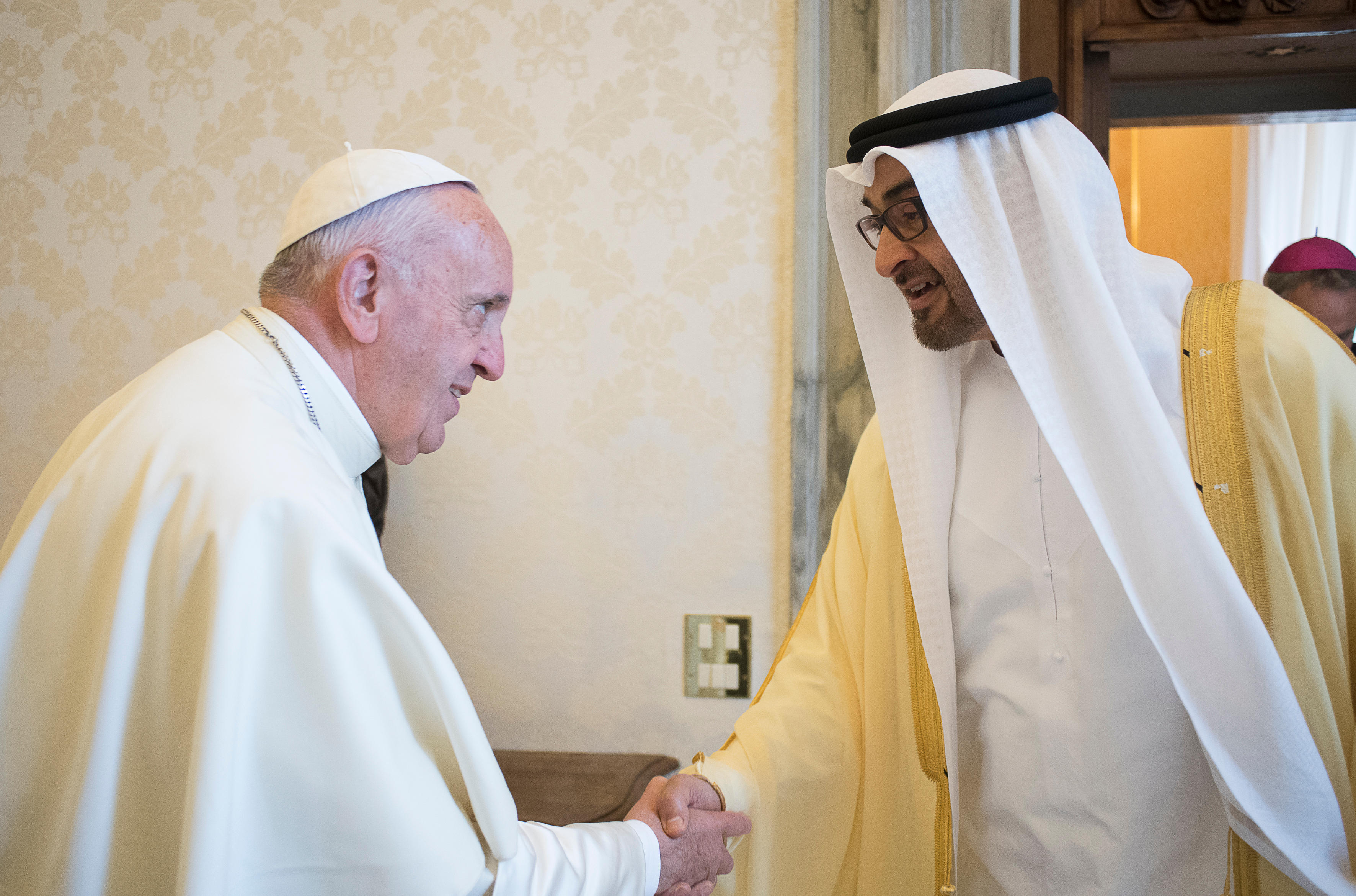 Emirats arabes unis, visite du prince Mohammed Ben Zayed © L'Osservatore Romano