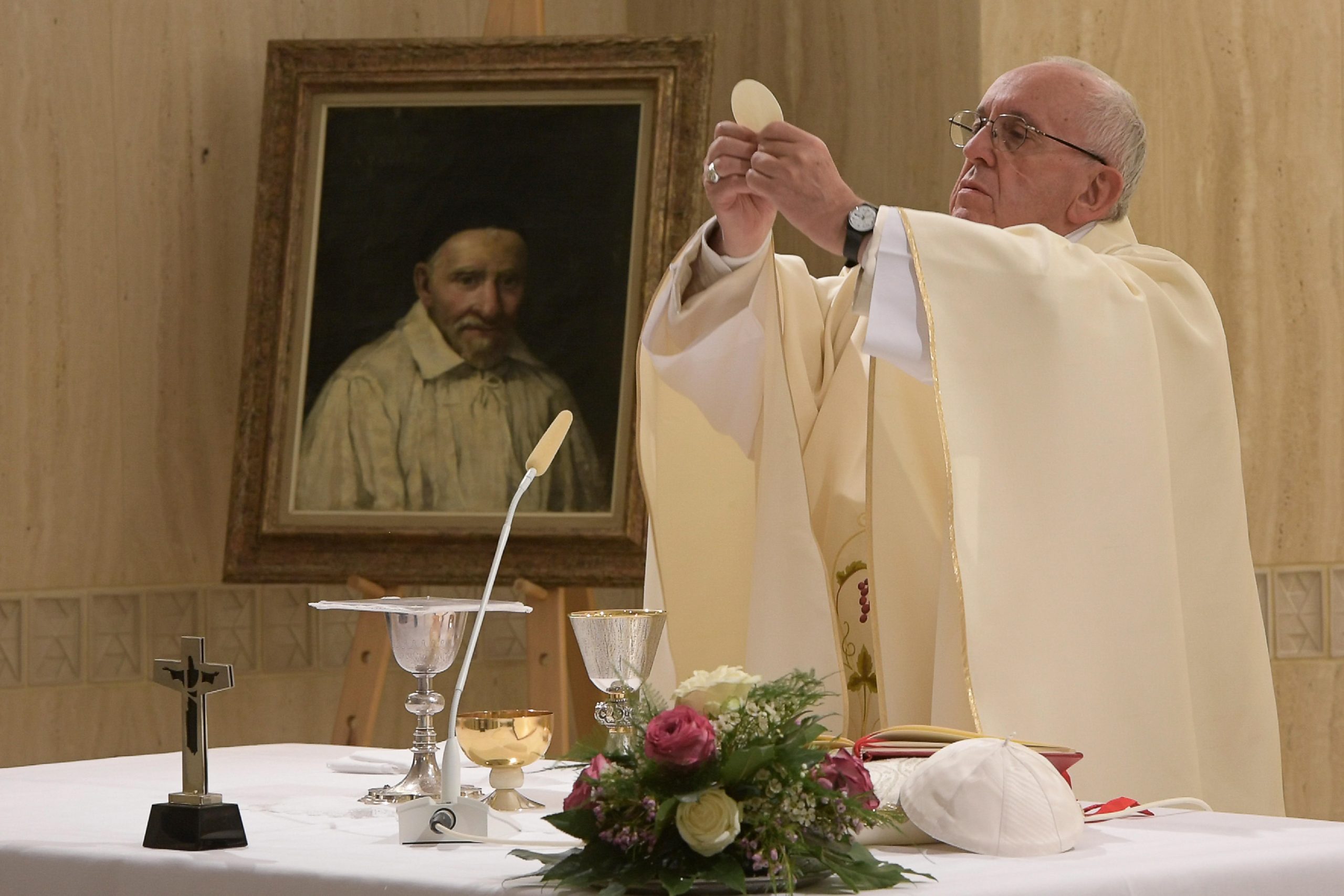 Saint Vincent de Paul, messe à Sainte-Marthe © L'Osservatore Romano