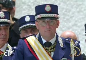 Domenico Giani, commandant de la Gendarmerie vaticane, capture CTV