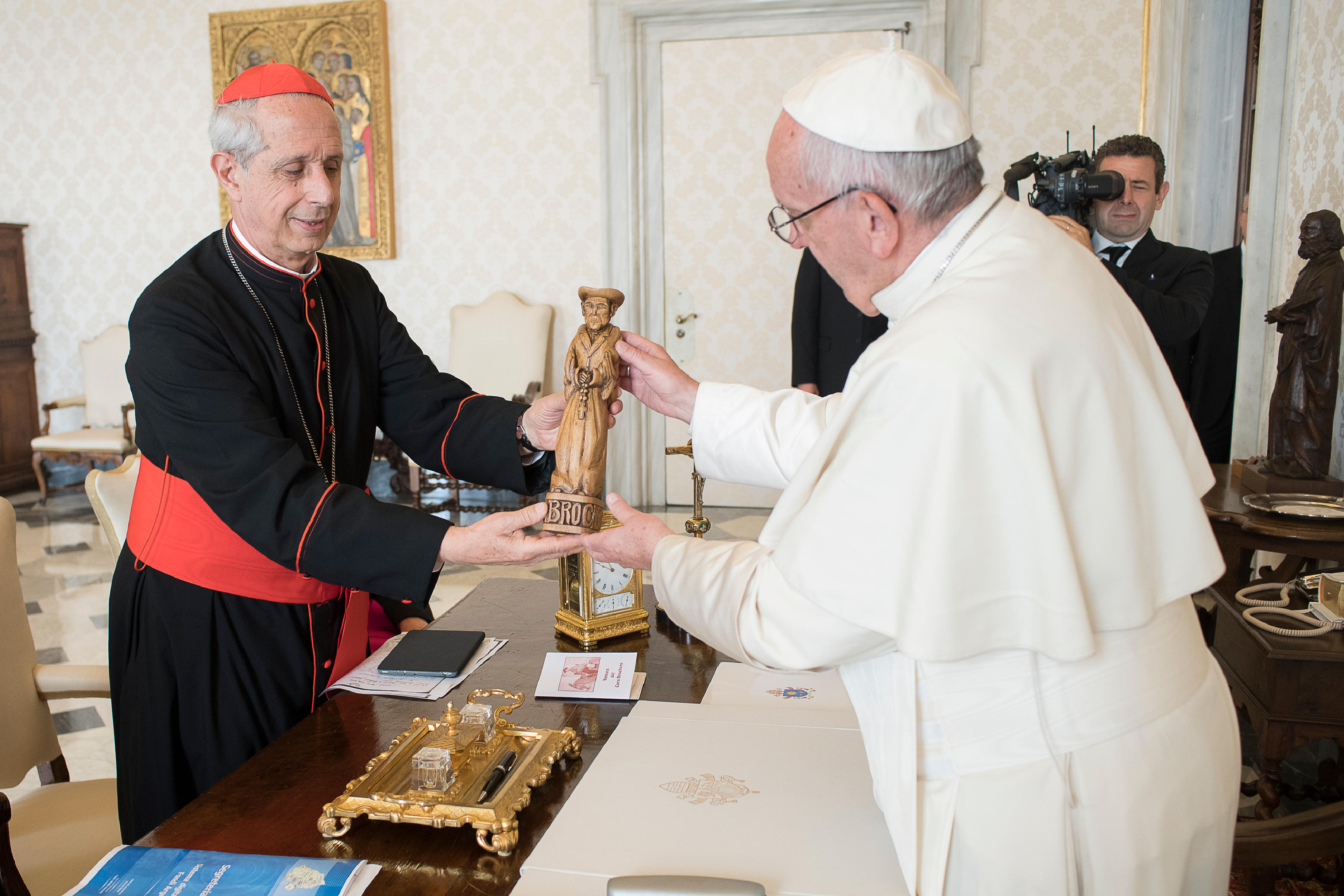 Rencontre avec la présidence des évêques argentins © L'Osservatore Romano