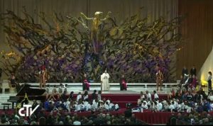 Conférence sport et foi, capture CTV